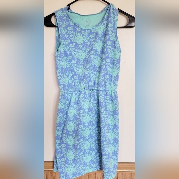 GAP Girls Floral Tie Waist Dress Size XXL - Picture 1 of 6